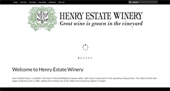 Desktop Screenshot of henryestate.com