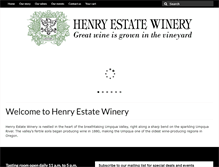 Tablet Screenshot of henryestate.com